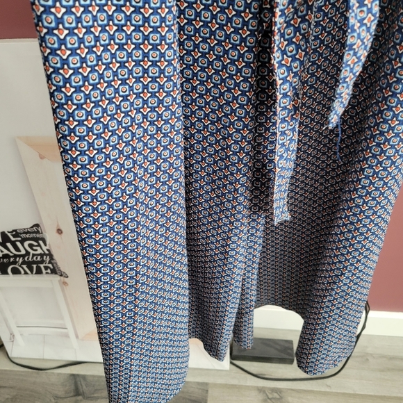 Max Studio Navy and Blue Jumpsuit - Picture 5 of 7